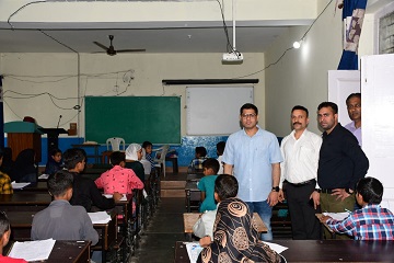  (Chairman) EMRS inspected the classrooms and other facilities
